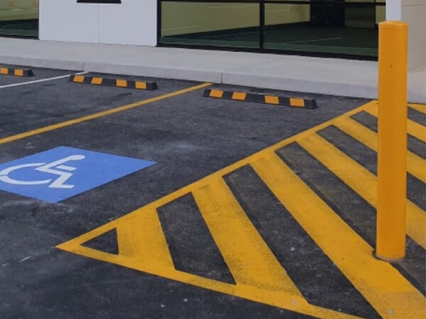 Premium Wheel Stop - Group One Line Marking